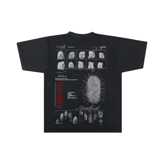 LA Classified Co Fingerprint T-Shirt - Black